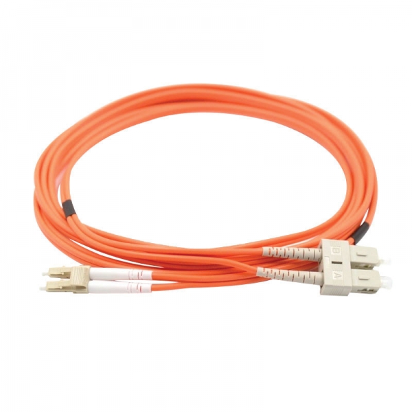 LC to SC  UPC Duplex Multi-mode Fiber Optic Patch Cable