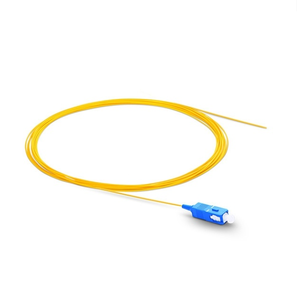 SC APC Single mode  Fiber Optic Pigtail