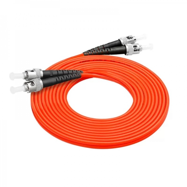 ST to ST  UPC Duplex Multi-mode Fiber Optic Patch Cable